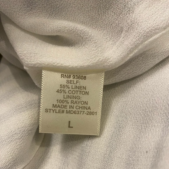 Mat M Off-Shoulder Striped Mini Summer Dress (Size L) - Picture 5 of 10